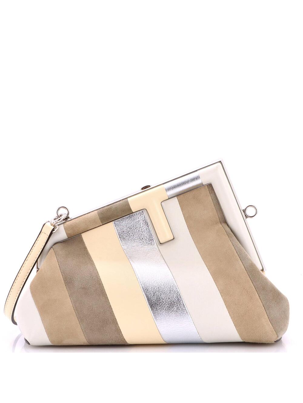 Fendi First Bag Leather And Suede Small #301496F15B